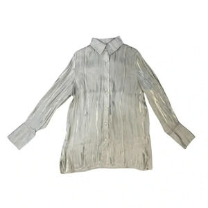 Abchicbyab Satin Top | Green  | Size S